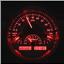1957 Chevy Car VHX System, Silver Face - Red Display
