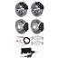 Wilwood 73-77 El Camino 4 Wheel Manual Disc Brake Kit Plain Rotor Black Caliper