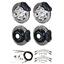 Wilwood 59-64 Impala 4 Wheel Disc Big Brake Kit 12" Drilled Rotor Black Caliper