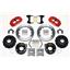 Wilwood Mopar B / E Body 4 Wheel Disc Big Brake Kit 13" Plain Rotor Red