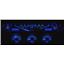 61-62 Chevy Impala VHX System, Silver Face - Blue Display