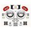 Wilwood 67-69 Camaro 4 Wheel Disc Big Brake Kit Plain Rotor Red Caliper