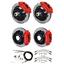 Wilwood 64-72 Chevelle El Co 4 Wheel Disc Big Brake Kit 13" Drilled Red Caliper