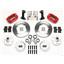 Wilwood 64-74 Chevy A F X Body 4 Wheel Disc Brake Kit 11" Plain Red Caliper