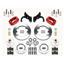 Wilwood 65-68 Impala 4 Wheel Disc Big Brake Kit 12" Plain Rotor Red Caliper