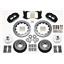 Wilwood 64-72 Chevelle 4 Wheel Disc Big Brake Kit Drilled Rotor Black Caliper