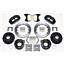 Wilwood 65-69 Mustang 4 Wheel Disc Big Brake Kit 13" Plain Rotor Black Caliper