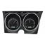 Dakota Digital 67-68 Chevy Camaro Analog Gauges Black White VHX-67C-CAM-K-W