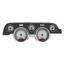 1967-68 Ford Mustang VHX System, Silver Face - Red Display
