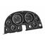 Dakota Digital 63-67 Chevy Corvette Analog Gauges Black White VHX-63C-VET-K-W