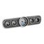 1965-66 Ford Mustang VHX System, Silver Face - Blue Display