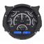 Dakota Digital 66 - 77 Ford Bronco VHX System Analog Dash Gauges Black Alloy Blue VHX-66F-BRO-K-B