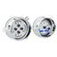 Dakota Digital 1951-52 Chevy Car Analog Gauges Silver Alloy Blue VHX-51C-S-B