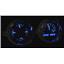 Dakota Digital 1951-52 Chevy Car Analog Gauges Silver Alloy Blue VHX-51C-S-B