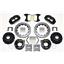 Wilwood Rear Disc Big Brake Kit Ford 9" Big New Style w 2.36" Offset Drill Black