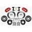 Wilwood Rear Disc Big Brake Kit C10 Rear End w/ 2.42" Offset Plain Red Caliper