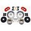 Wilwood Chevy 10/12 Bolt 2.75" Offset Rear Disc Brake Kit 12.88" Drill Stagg Red