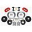 Wilwood Chevy 10/12 Bolt 2.81" Offset Rear Disc Brake Kit 12.88" Rotor Plain Red