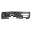 Dakota Digital 68 Chevy Chevelle El Camino Analog Dash Gauges Black Alloy White VHX-68C-CVL-K-W