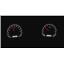 Dakota Digital 68 Chevy Chevelle El Camino Analog Dash Gauges Black Alloy White VHX-68C-CVL-K-W