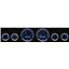 69 Chevelle Black Dash Carrier w/ Dakota Digital 3-3/8" VHX-1060 Gauges
