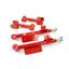 UMI Performance 101516-R Ford Mustang Upper & Lower Rear Control Arms - Red