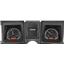 Dakota Digital 69 Chevy Camaro Instruments Analog Dash Gauges Black Alloy Red VHX-69C-CAM-K-R