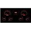 Dakota Digital 1967-73 Chevy Truck VHX System, Silver Face - Red Display