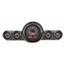 1959-60 Chevy Impala/ El Camino VHX System, Carbon Fiber Face - Red