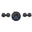 Dakota Digital 59-60 Chevy Impala Analog Gauges Black Alloy Blue VHX-59C-IMP-K-B