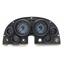1963-67 Chevy Corvette VHX System, Carbon Fiber Style Face, Blue Di