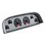 Dakota Digital 60-63 Chevy Pickup Analog Gauges Silver Alloy Red VHX-60C-PU-S-R