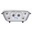 Dakota Digital 1953-55 Ford F100 Analog Gauges Silver Alloy White VHX-53F-PU-S-W