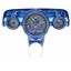 1957 Chevy Car VHX System Carbon Fiber Style Face - Blue Display