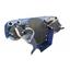 1957 Chevy Car VHX System Carbon Fiber Style Face - Blue Display