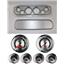69-70 Cougar Silver Dash Carrier w/ Auto Meter American Muscle Gauges