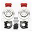 Wilwood 64-74 Chevy 10/12 Bolt Rear Disc Brake Kit Plain Rotor Red Stagg Caliper