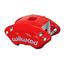 Wilwood Rear Disc Brake Kit 12" Chevy 10/12 Bolt w/ 2.81" Offset Plain Stagg Red