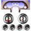 90-92 Camaro Silver Dash Carrier w/Auto Meter American Muscle Gauges
