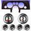 90-92 Camaro Black Dash Carrier w/Auto Meter American Muscle Gauges