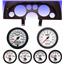 90-92 Camaro Black Dash Carrier w/Auto Meter Phantom II Gauges