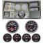 84-87 Chevy Truck Silver Dash Carrier w/Auto Meter Sport Comp II 5" Gauges