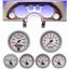 90-92 Camaro Silver Dash Carrier w/Auto Meter Ultra Lite II Gauges