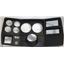 73-83 GM Truck Black Dash Carrier w/Auto Meter Sport Comp II 5" Gauges