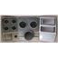 84-87 Chevy Truck Silver Dash Carrier w/Auto Meter Cobalt Gauges