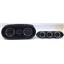 62-64 Nova Carbon Dash Carrier w/Auto Meter Cobalt Gauges