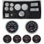 84-87 Chevy Truck Black Dash Carrier w/Auto Meter Cobalt 5" Gauges