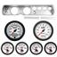 64 Chevelle Silver Dash Carrier w/ Auto Meter 5"  Phantom II Gauges
