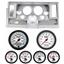 69-76 Nova Silver Dash Carrier w/Auto Meter Phantom II 5" Gauges