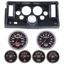 69-76 Nova Carbon Dash Carrier w/Auto Meter Sport Comp II 5" Gauges